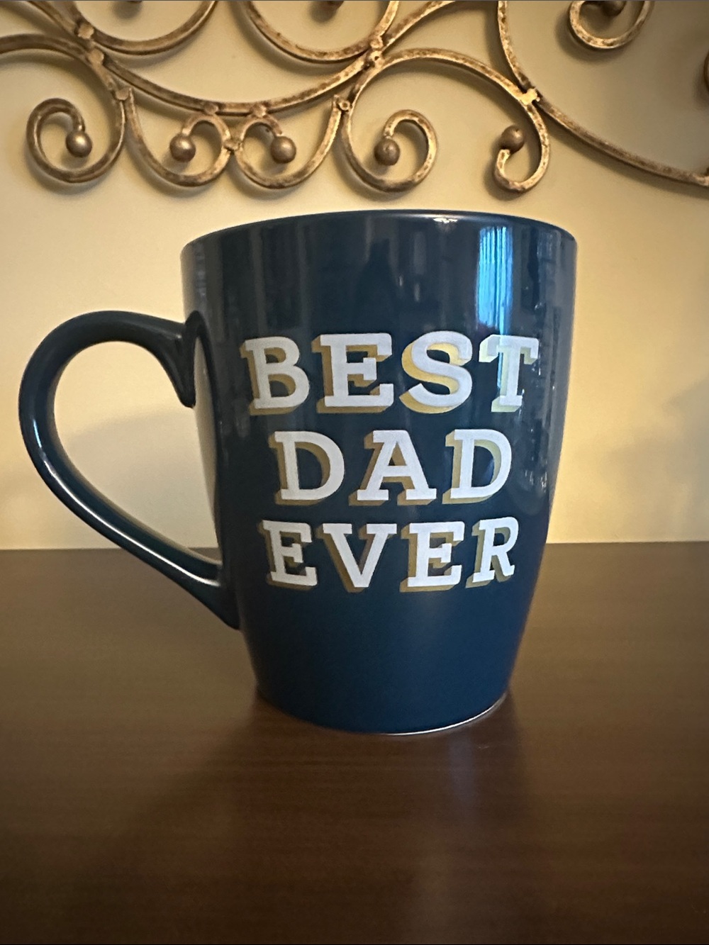 Threshold Blue Stoneware Best Dad Ever Oversized Mug